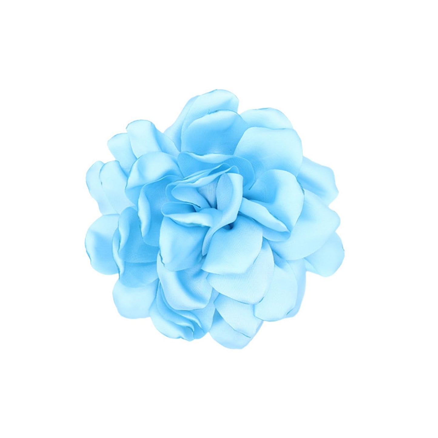 LiaLush Handmade Satin Rose Flower Brooch – Large Floral Pin for Wedding, Party & Everyday Style | 4.72in