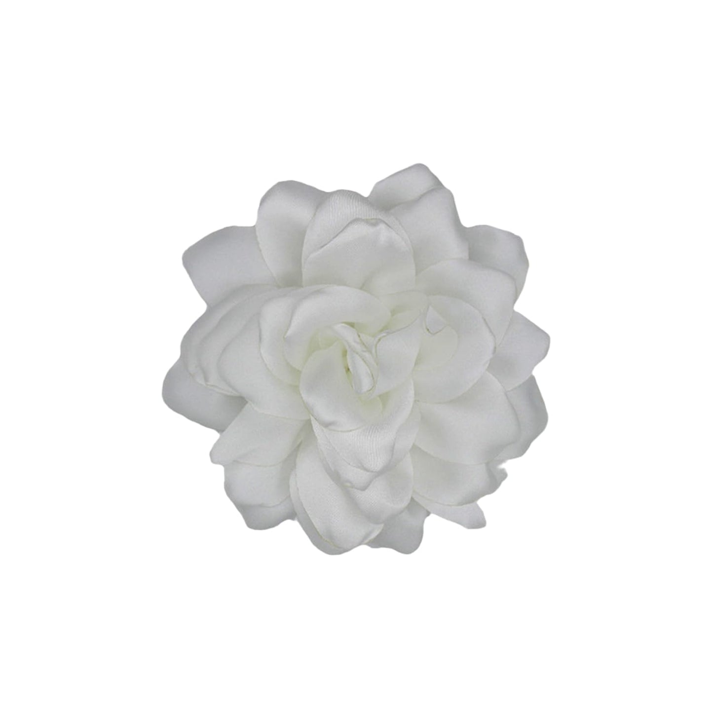 LiaLush Handmade Satin Rose Flower Brooch – Large Floral Pin for Wedding, Party & Everyday Style | 4.72in