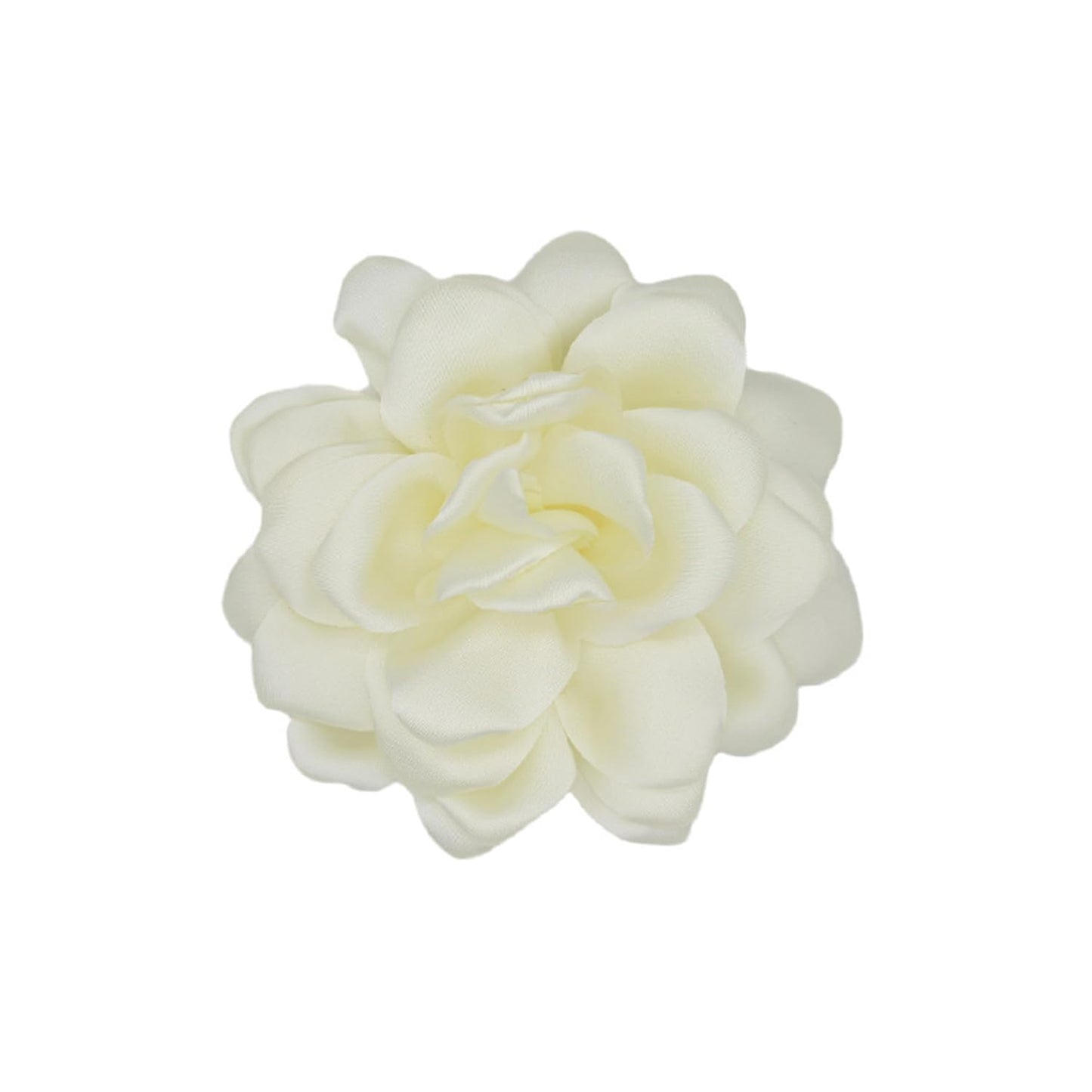 LiaLush Handmade Satin Rose Flower Brooch – Large Floral Pin for Wedding, Party & Everyday Style | 4.72in
