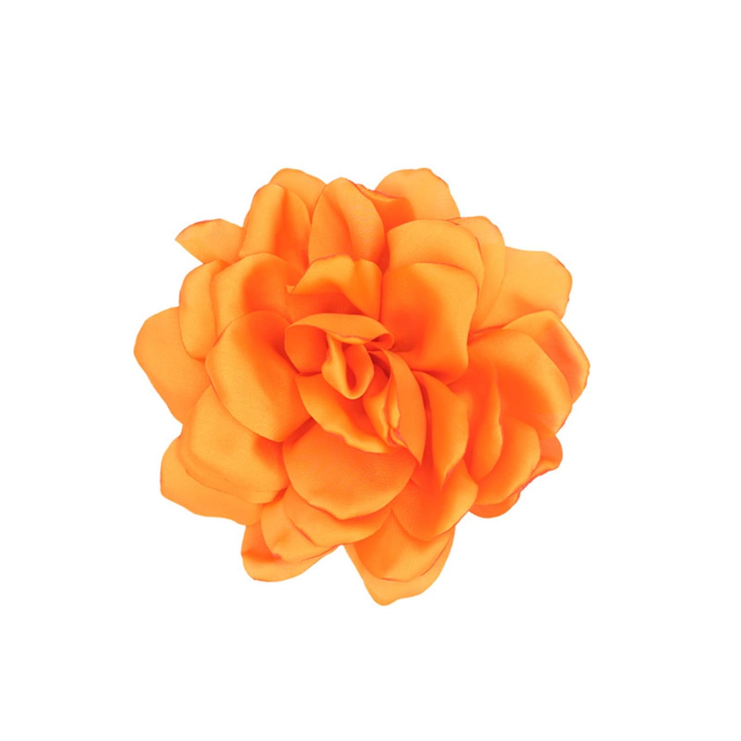 LiaLush Handmade Satin Rose Flower Brooch – Large Floral Pin for Wedding, Party & Everyday Style | 4.72in