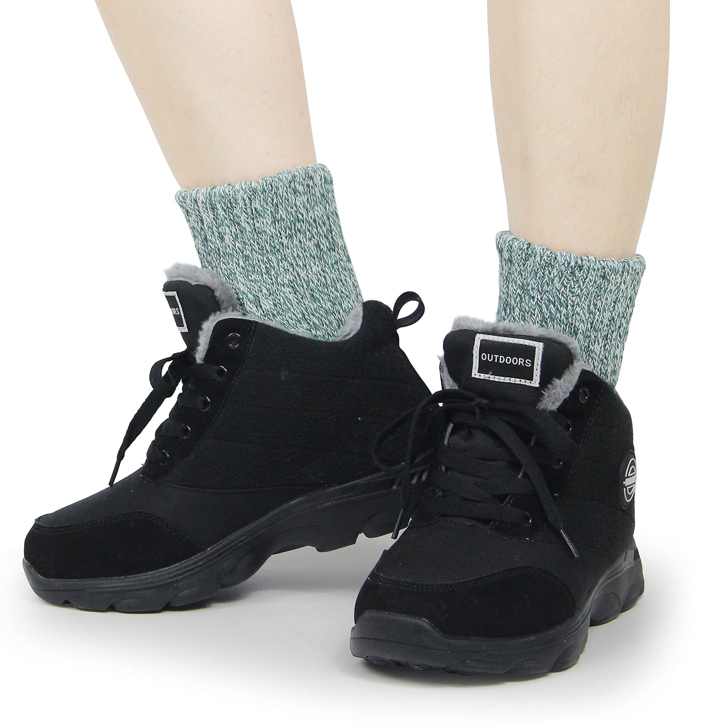 LiaLush Boot Socks for Women – Winter Thick Warm Cozy Crew Socks | Great Christmas Gift