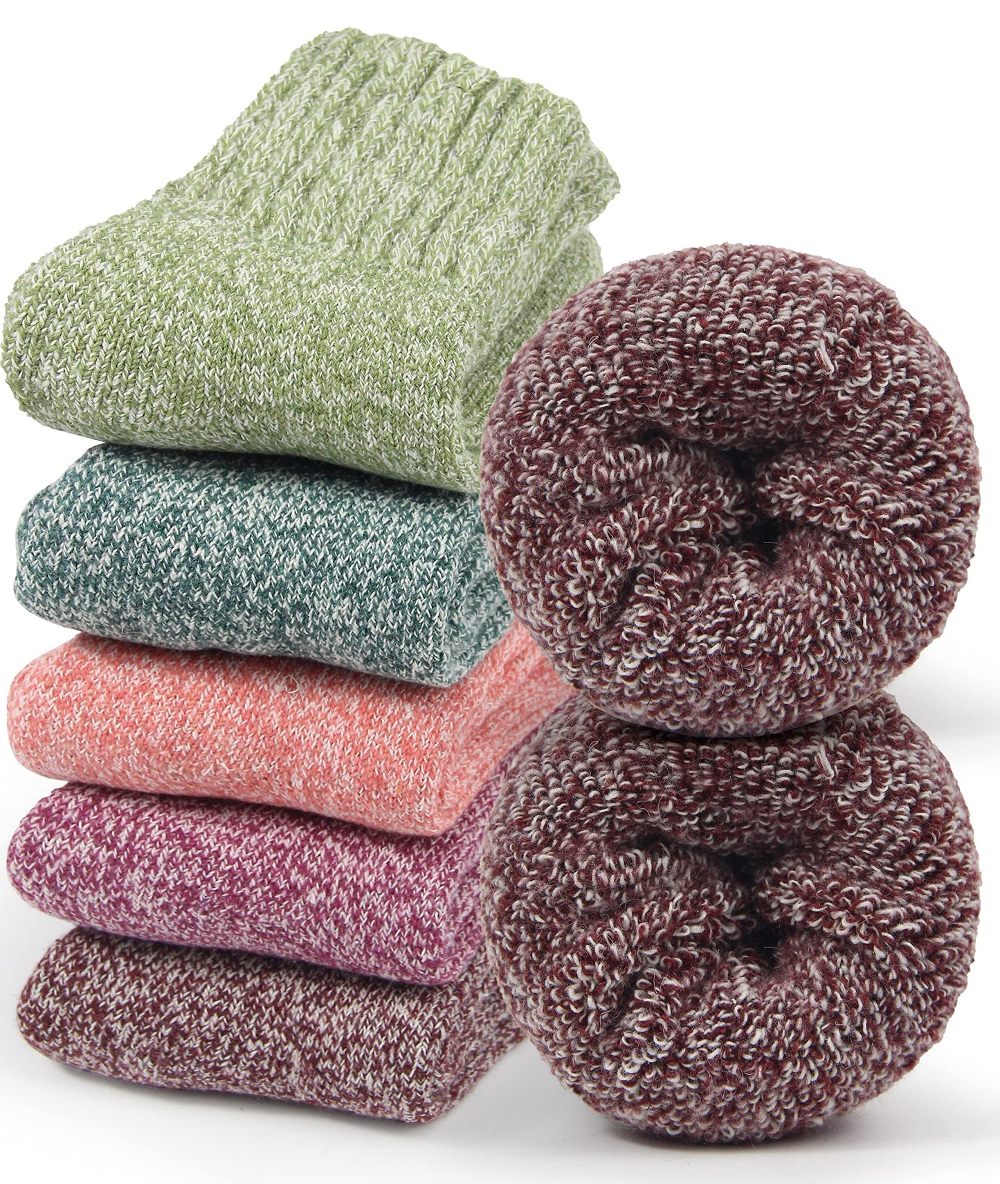 LiaLush Boot Socks for Women – Winter Thick Warm Cozy Crew Socks | Great Christmas Gift
