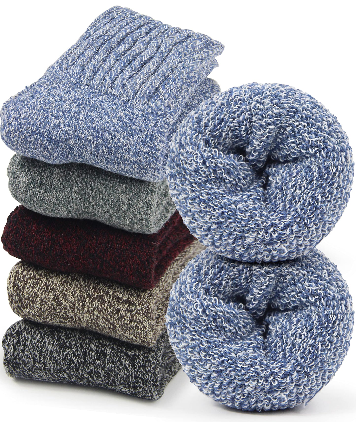 LiaLush Boot Socks for Women – Winter Thick Warm Cozy Crew Socks | Great Christmas Gift